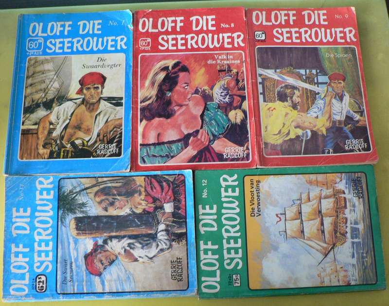 Oloff die seerower boekies x 5 (sirkel)