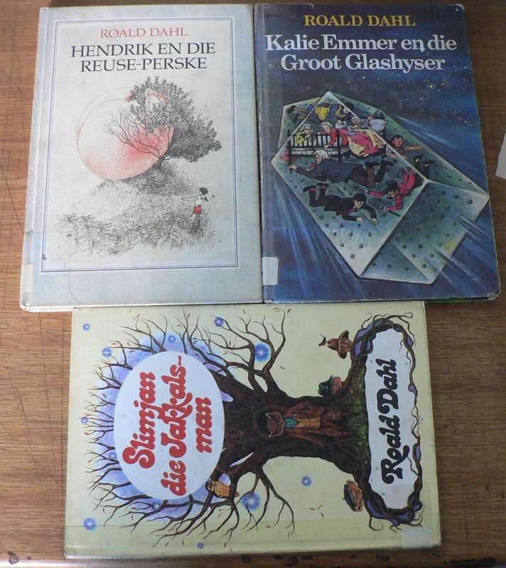 3  kinderboekies deur Roald Dahl