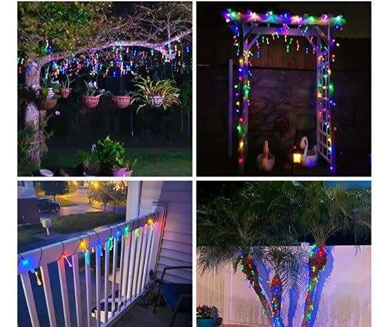 Fa-Lc46C Solar Water Drop Bulb Fairy Light String