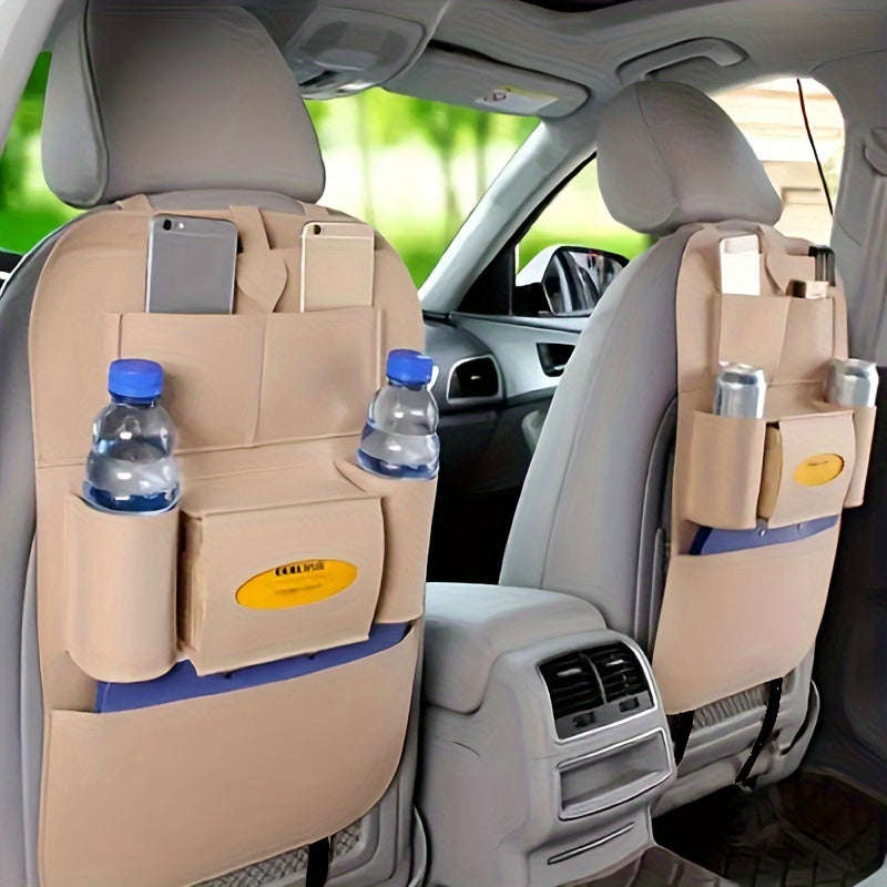Felt Car Seat Back Multi-Pocket Organizer