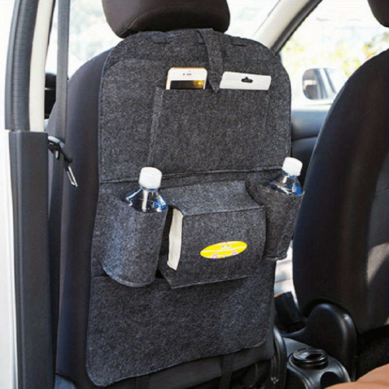 Felt Car Seat Back Multi-Pocket Organizer