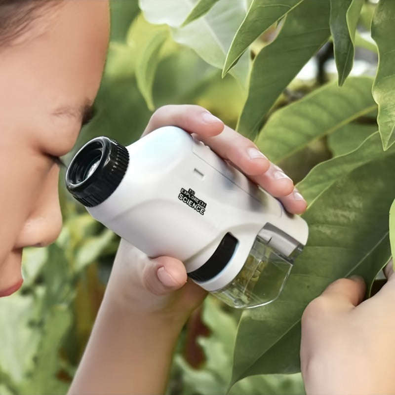 Youth Handheld Pocket Microscope With Led Light