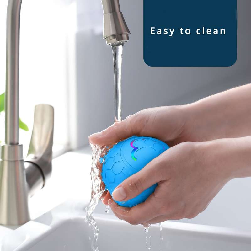 1Pc 2.5cm Durable Pet Toy Automatic Dog Toy Ball Electric Smart Remote Control Ball Gravity Jump Bal