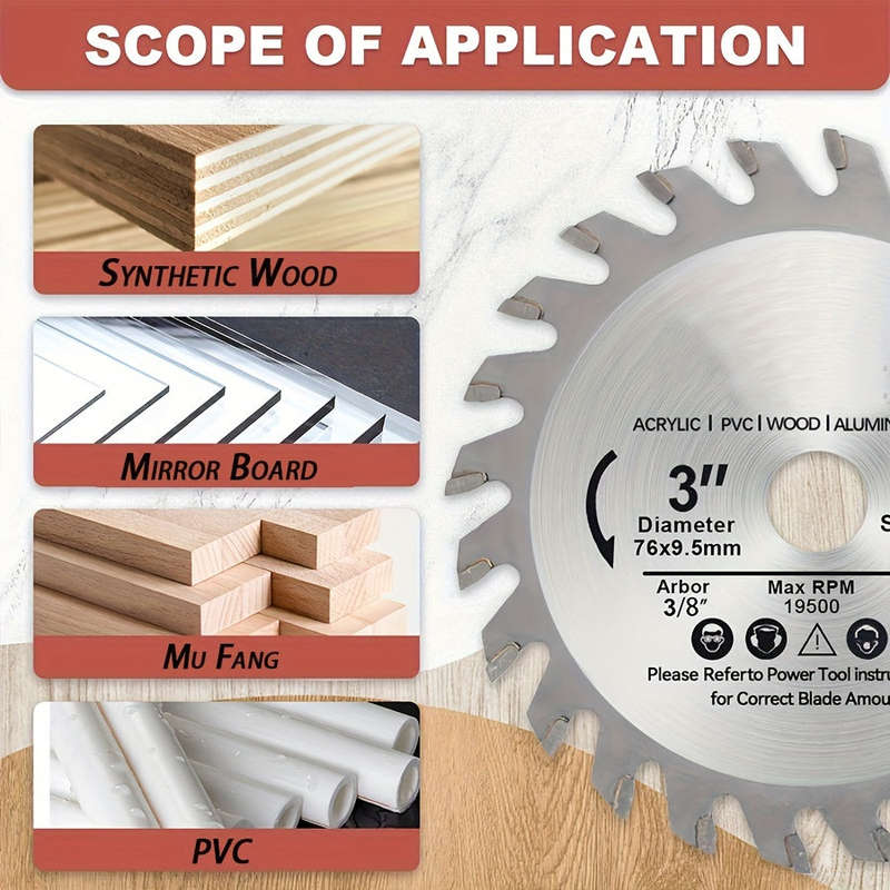 [3pcs] Mini Diamond Circular Saw Blade