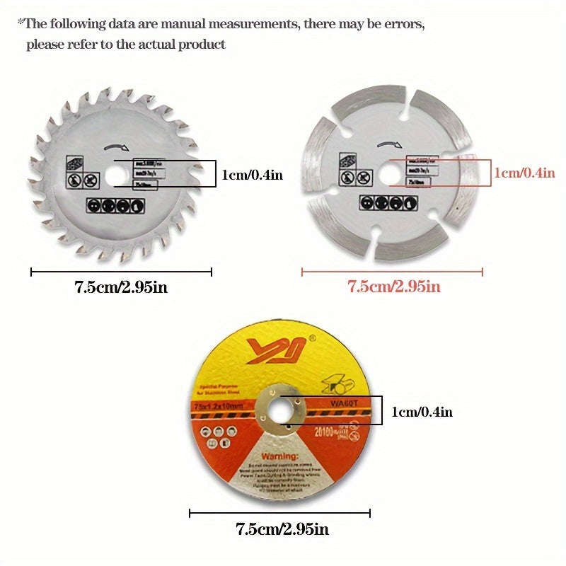 Durable Woodworking S Stable Wheel Set - Great For Gap Cleaning And Polishing Mini Sandpaper 7 Piece