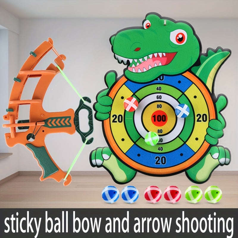 Dinosaur Ball Rolling Squirrel Sticky Ball Yha Ngo Nt And Wall Bow And Arrow Throwing Disc Sticky Ba