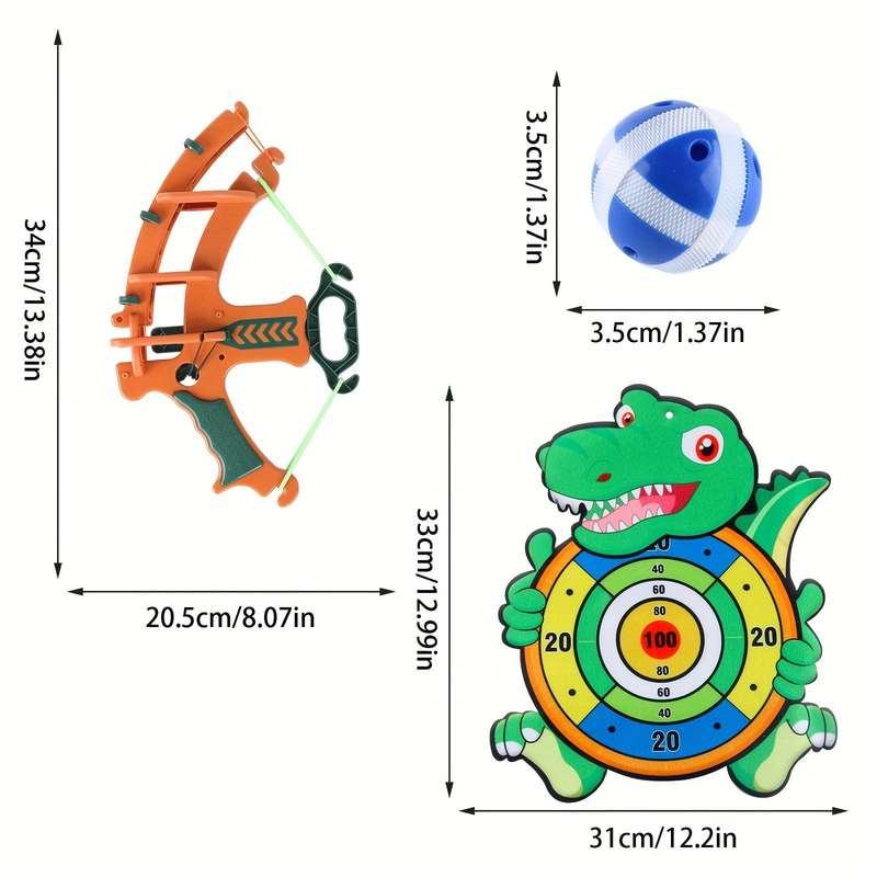 Dinosaur Ball Rolling Squirrel Sticky Ball Yha Ngo Nt And Wall Bow And Arrow Throwing Disc Sticky Ba