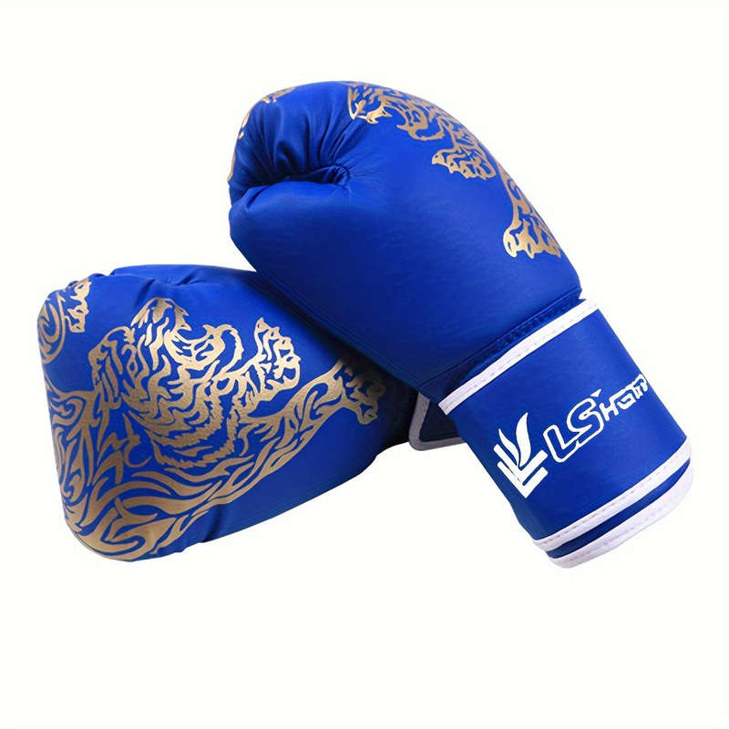 1 Pair Of Premium Adult Boxing Gloves - Professional Sanda Muay Thai Training Protective Gear To Ens