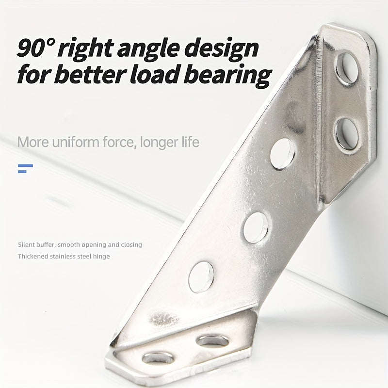 Stainless Steel Corner Bracket Set - Durable