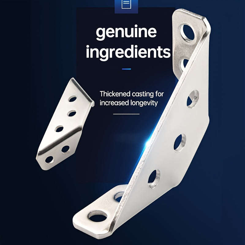 Stainless Steel Corner Bracket Set - Durable