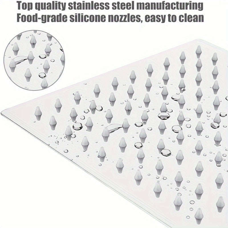 Square Stainless Steel Rain Shower Head - Easy To Install