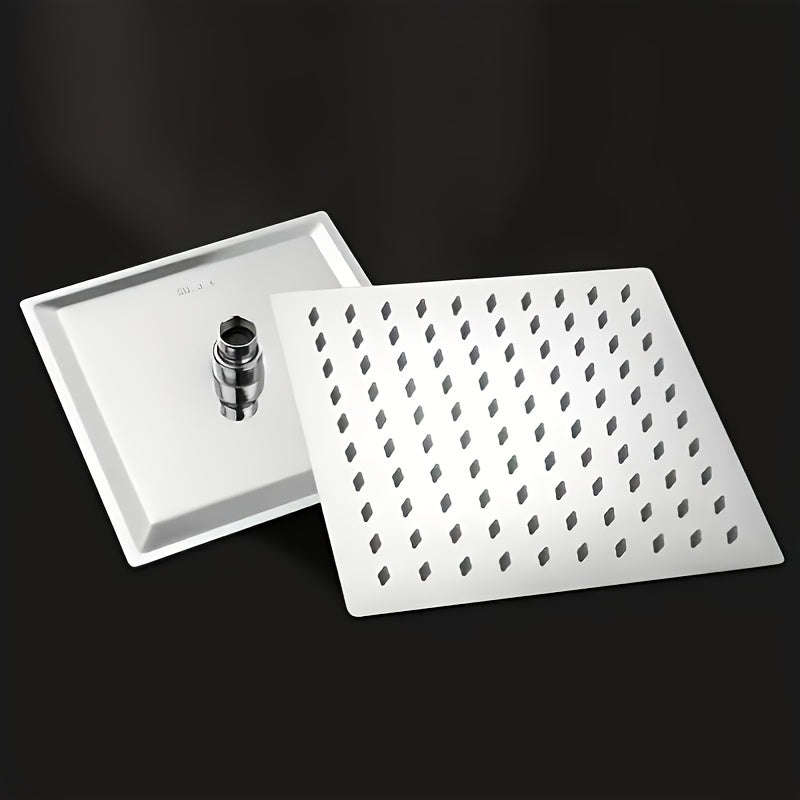Square Stainless Steel Rain Shower Head - Easy To Install