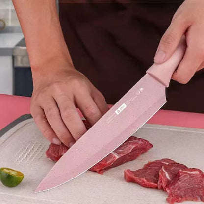 6Pcs Corrugated Kitchen Knife Set