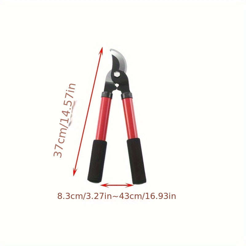 1 Piece Long Handle Hedge Trimmer - High Branch Pruning Shears For Garden And Lawn Care