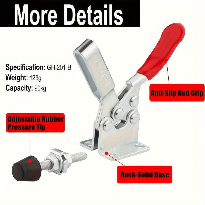 4 Pack Heavy Duty Gh-201B Toggle Clamps