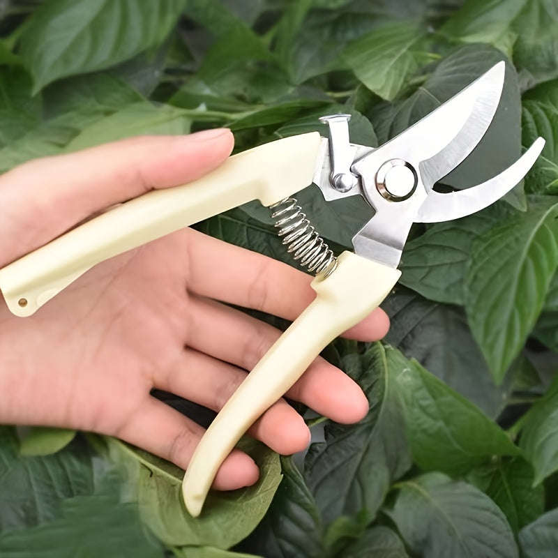 2-Pack Stainless Steel Garden Shears - Great For Pruning, Trimming Branches And Flowers Gardening Pr