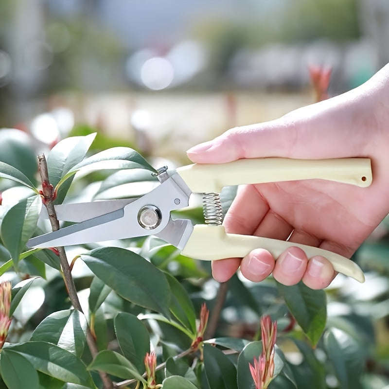 2-Pack Stainless Steel Garden Shears - Great For Pruning, Trimming Branches And Flowers Gardening Pr