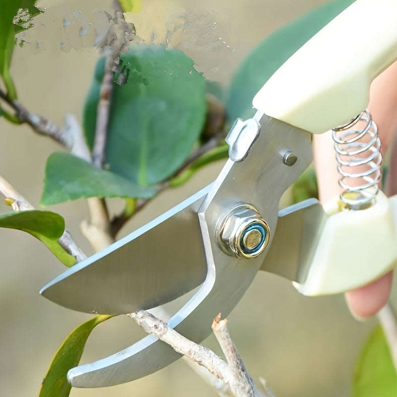 2-Pack Stainless Steel Garden Shears - Great For Pruning, Trimming Branches And Flowers Gardening Pr