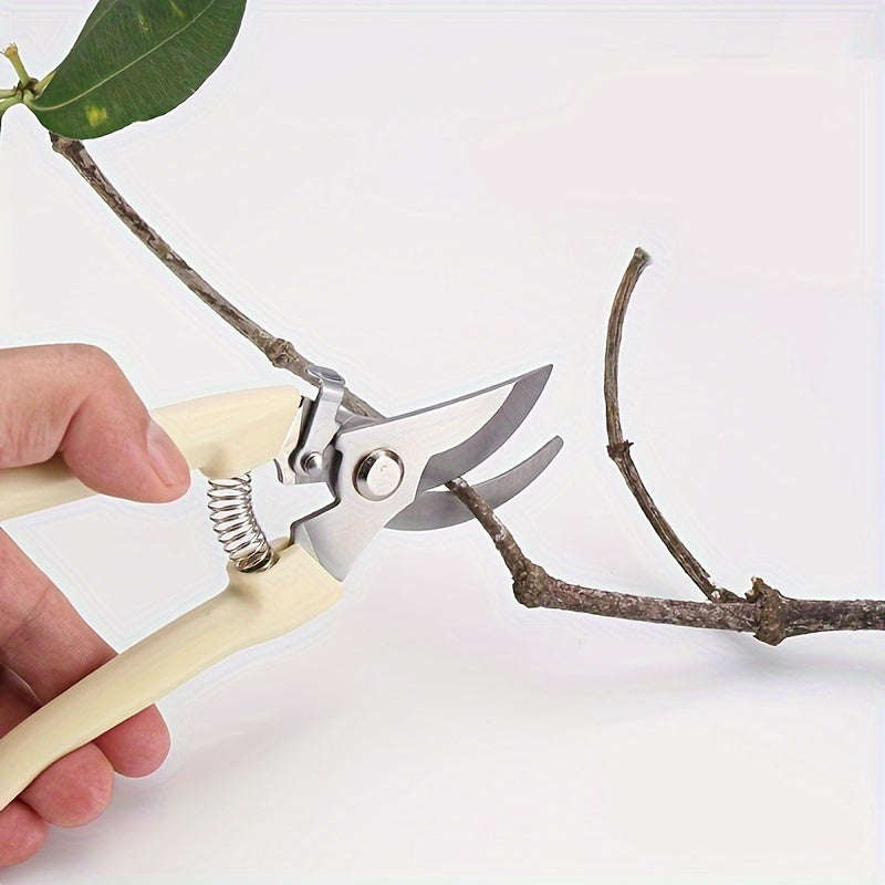2-Pack Stainless Steel Garden Shears - Great For Pruning, Trimming Branches And Flowers Gardening Pr