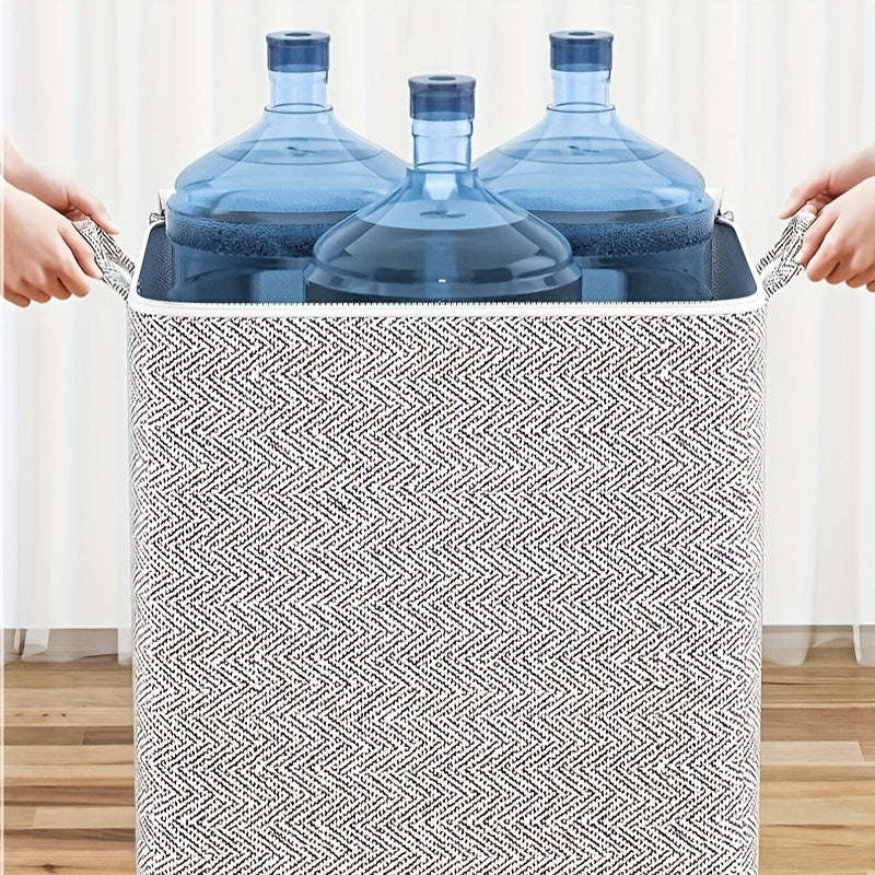 Foldable Clothes and Blanket Storage Bag with Handles