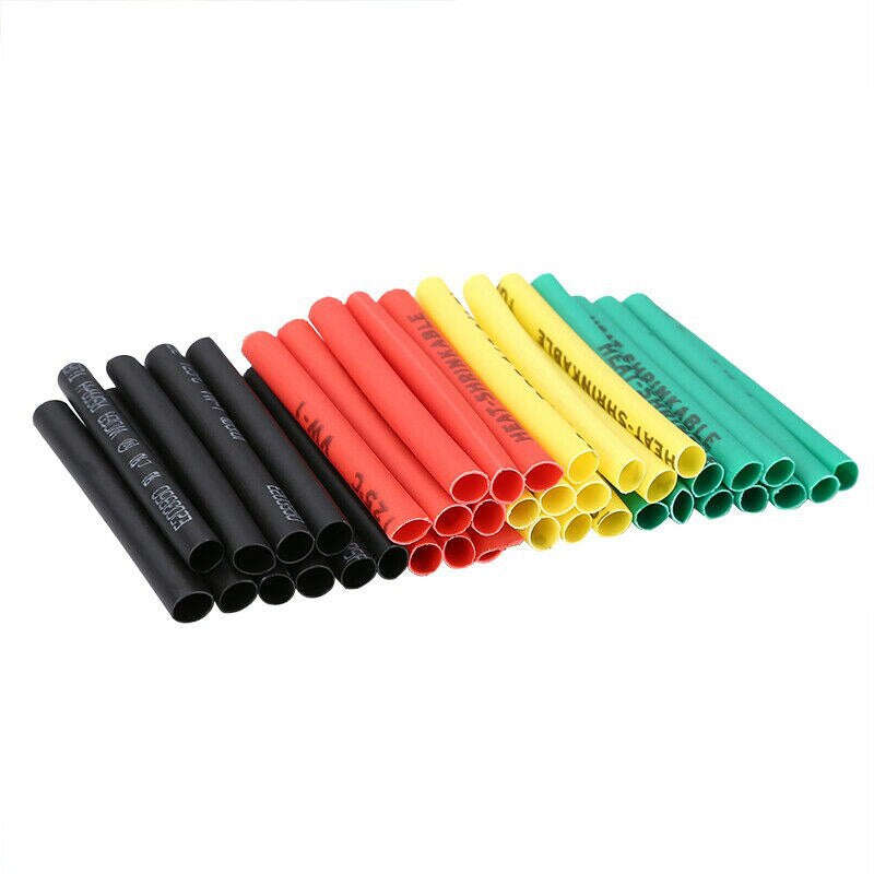 Umlife 164pcs Shrink Heat Shrink Tubing 2:1 Polyolefin Tubing Sleeve Packaging Kit Multicolor