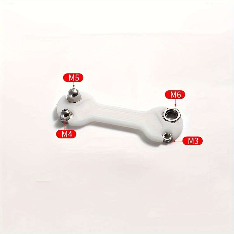 Multifunctional Portable Plastic Wrench Set - 4-in-1 Hex Head