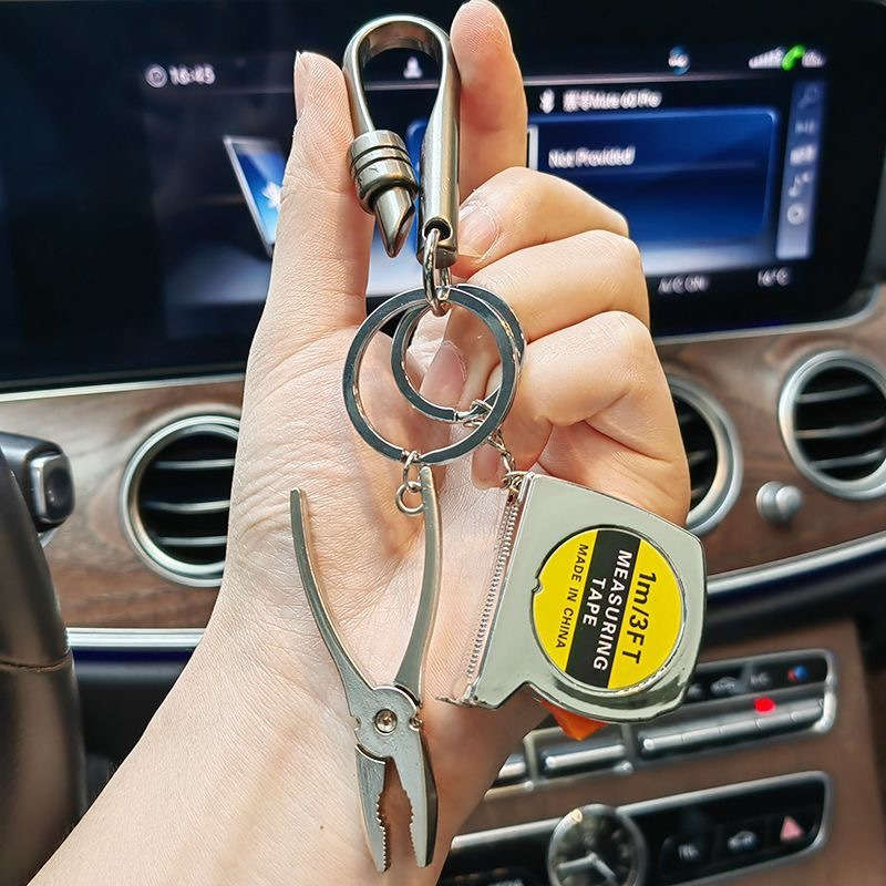 Durable Alloy Mini Pliers Keychain