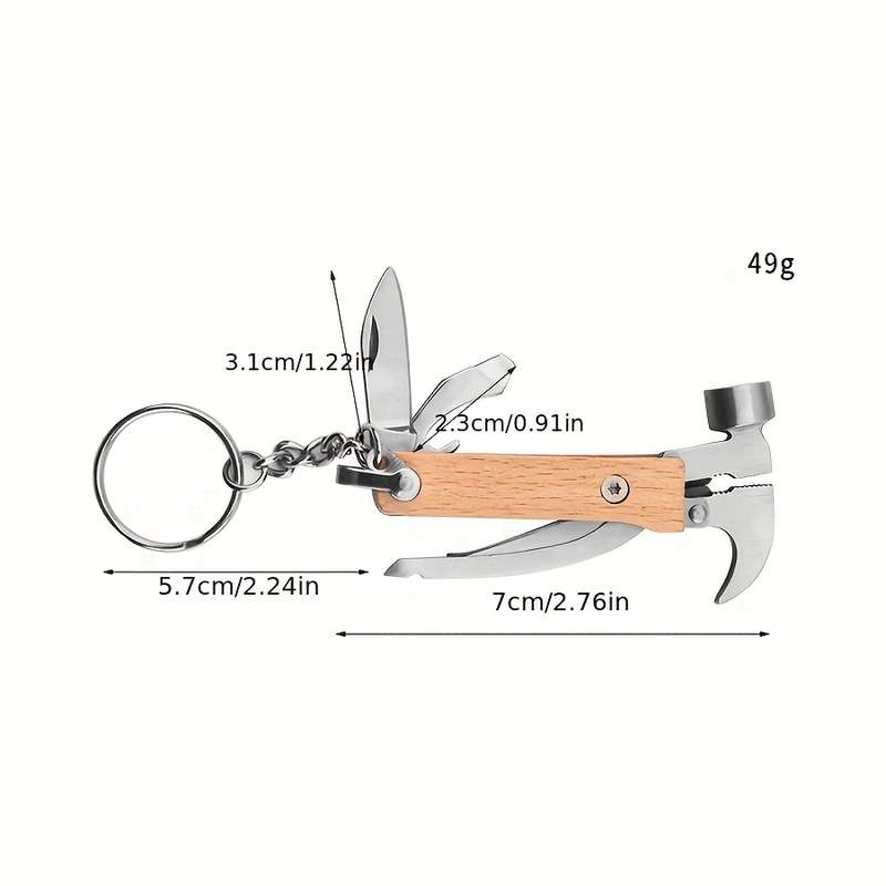 1pc Durable Mini Multi-Tool Hammer