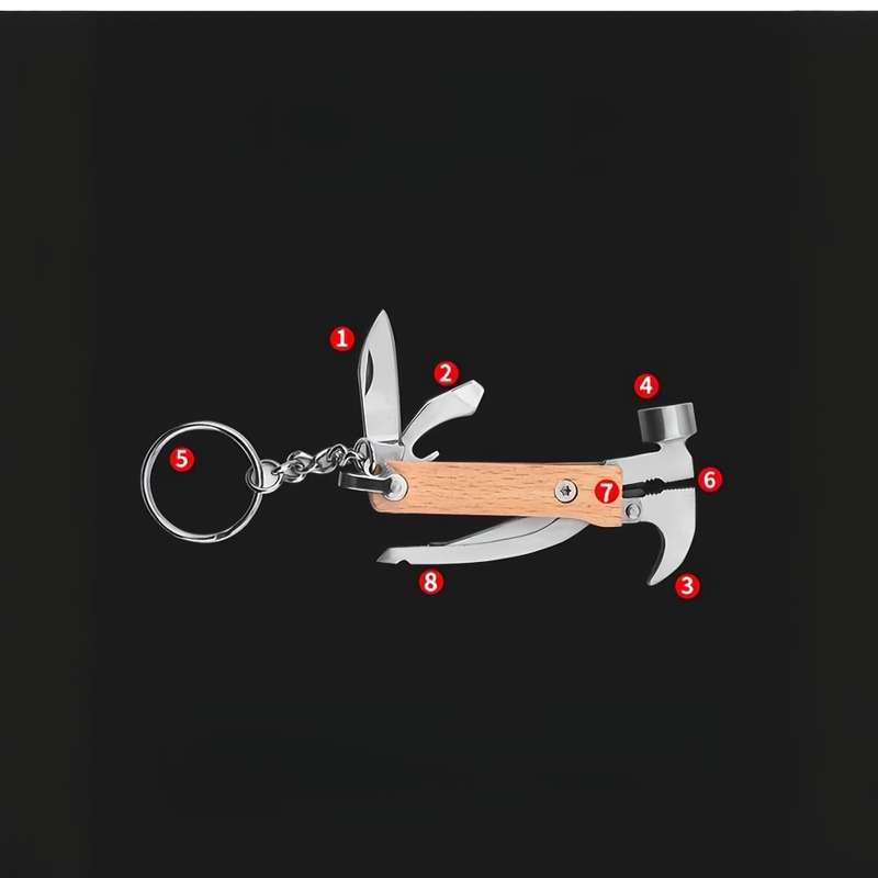1pc Durable Mini Multi-Tool Hammer
