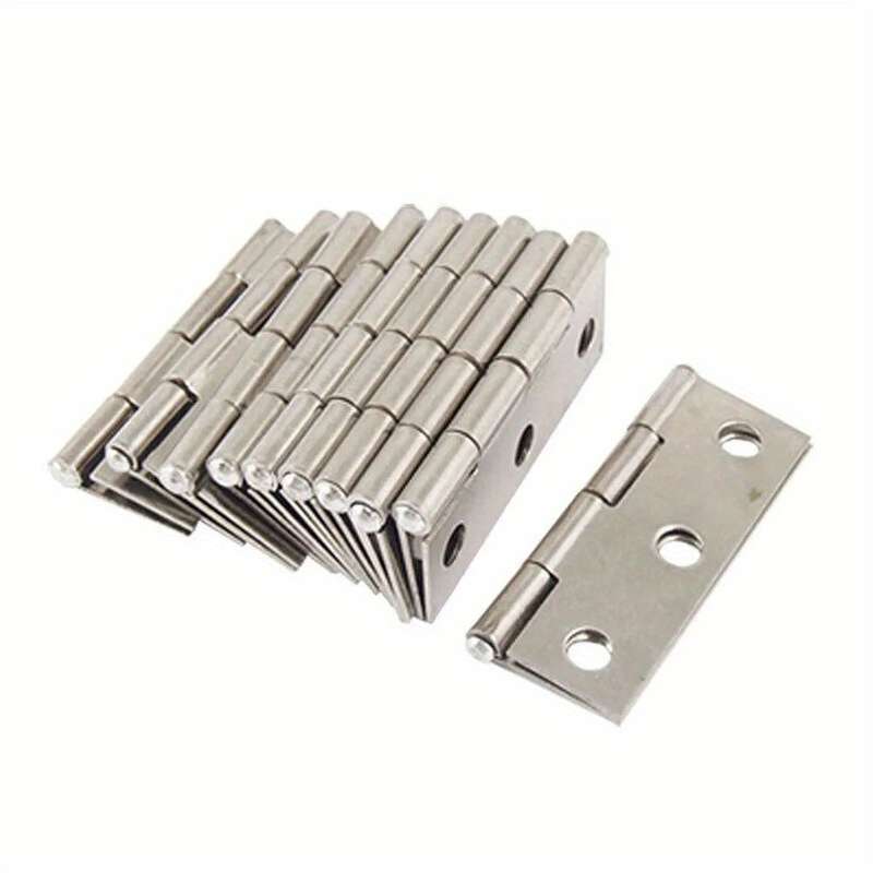 2pcs Stainless Steel Flat Hinges