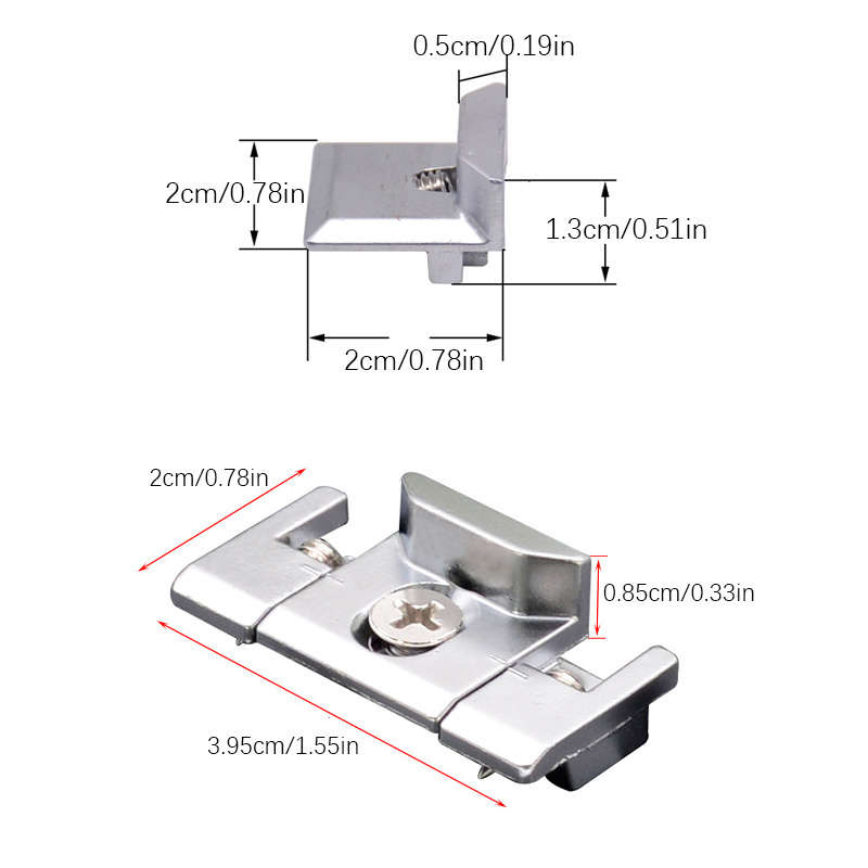1pc Aluminum Door Window Lock