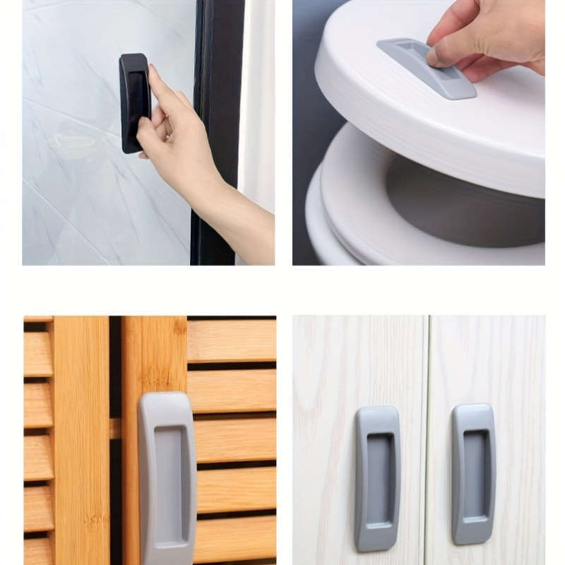 1pc Self-Adhesive Square Door Handle