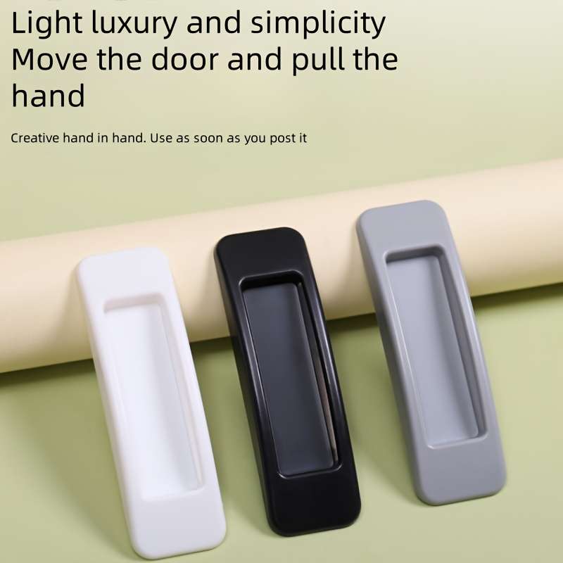 1pc Self-Adhesive Square Door Handle