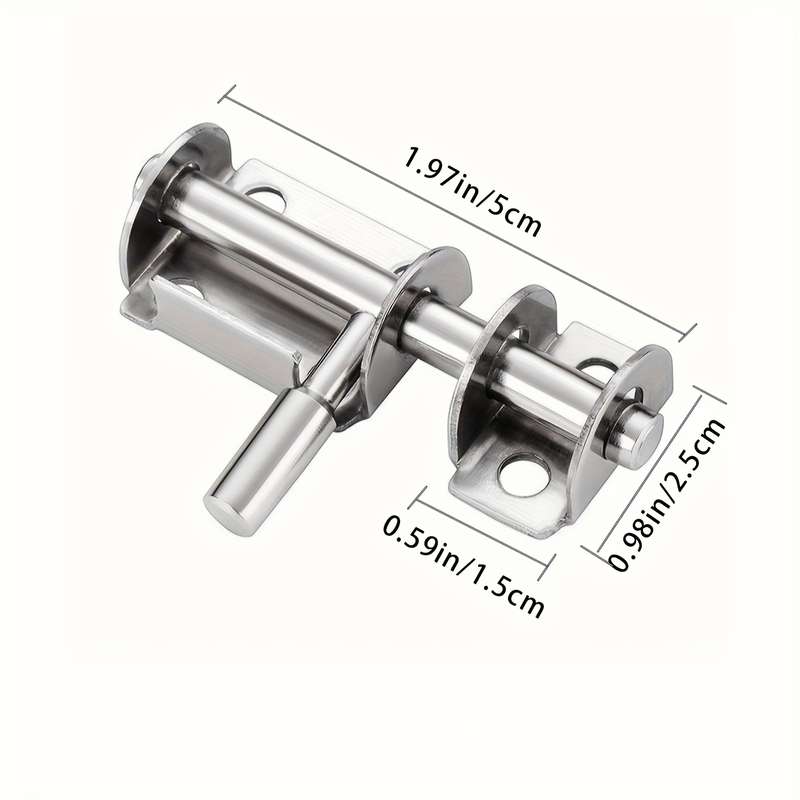 Stainless Steel Latch Semi-round: