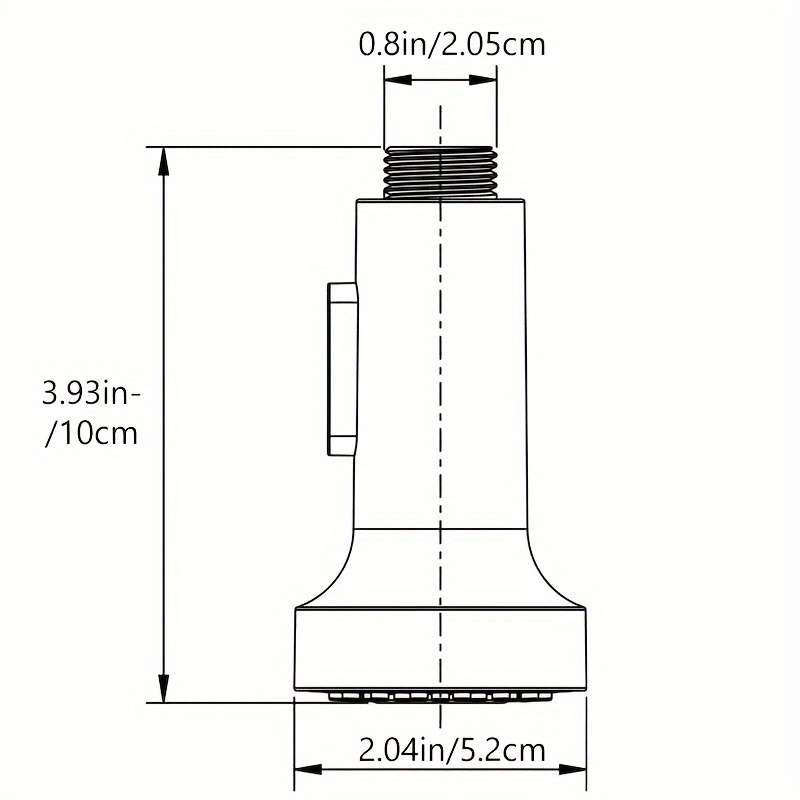bronzer pull-out nozzle faucet