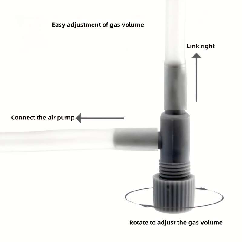 0.4cm Air Intake and 0.4cm Air Outlet Diverter for Aquarium