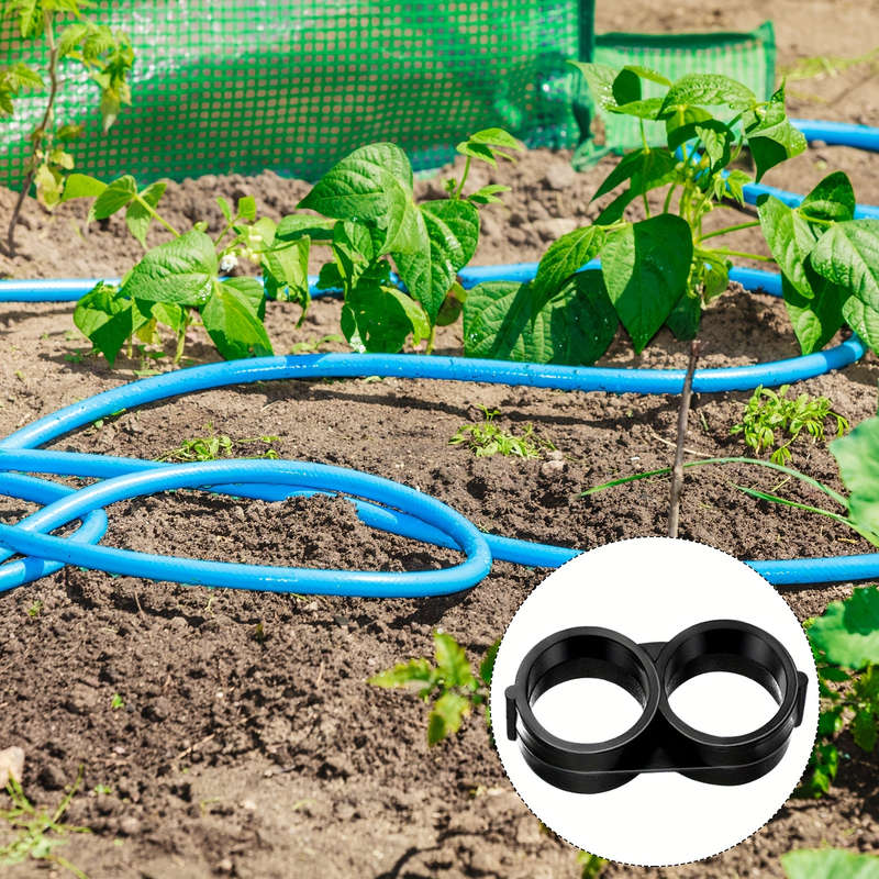 2-Pack Universal 16mm Adjustable Plastic Drip Irrigation Ring Plugs