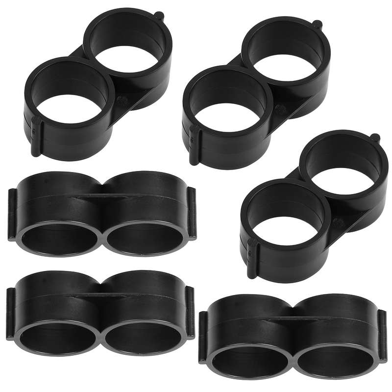 2-Pack Universal 16mm Adjustable Plastic Drip Irrigation Ring Plugs