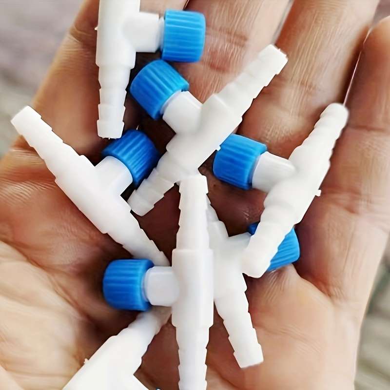 5pcs 4mm Straight Air Flow Valves for Aquariums