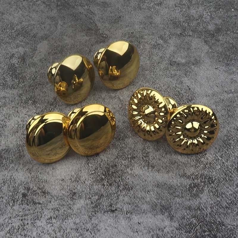 Elegant Golden-Tone Zinc Alloy Cabinet Pulls
