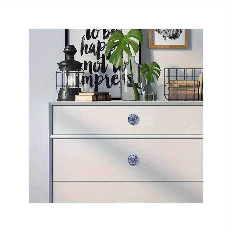 Artistic Flower Ceramic Knob