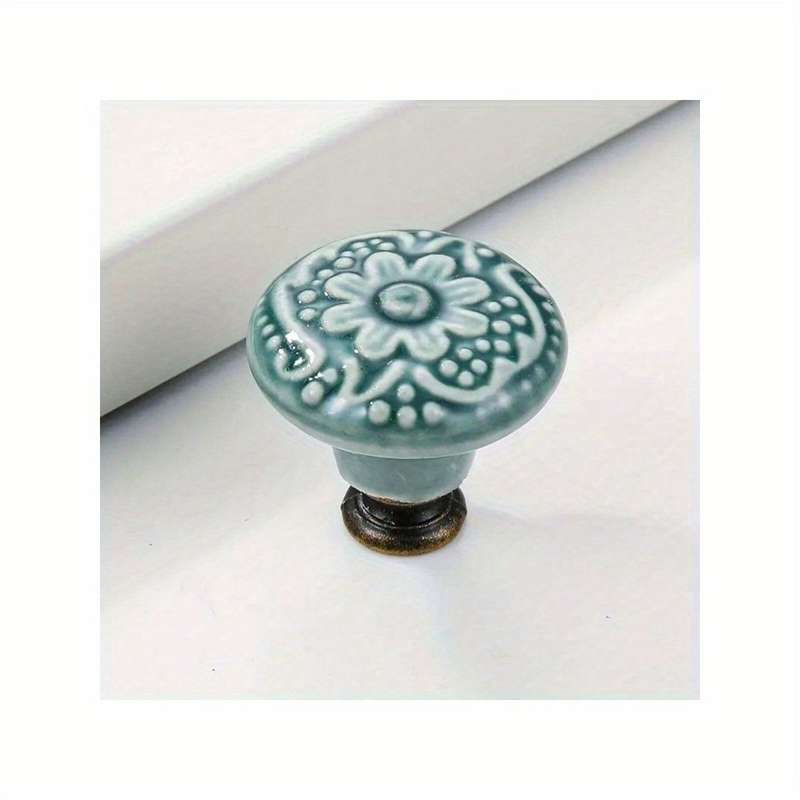 Artistic Flower Ceramic Knob