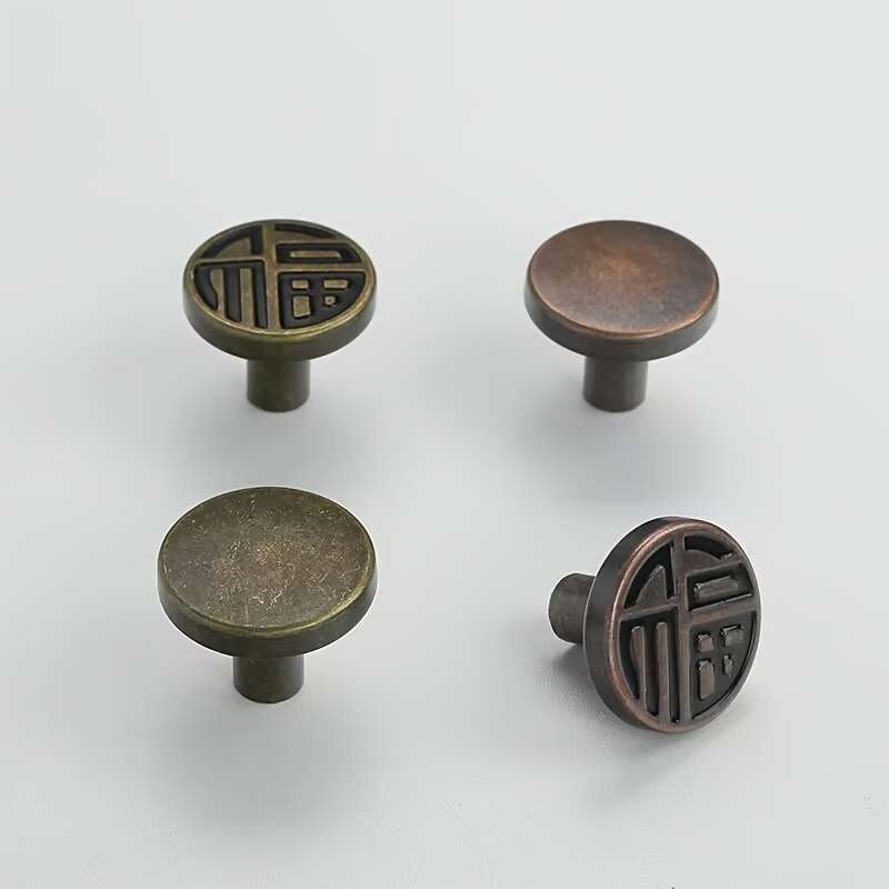 Circular Single-hole Small Golden Handle