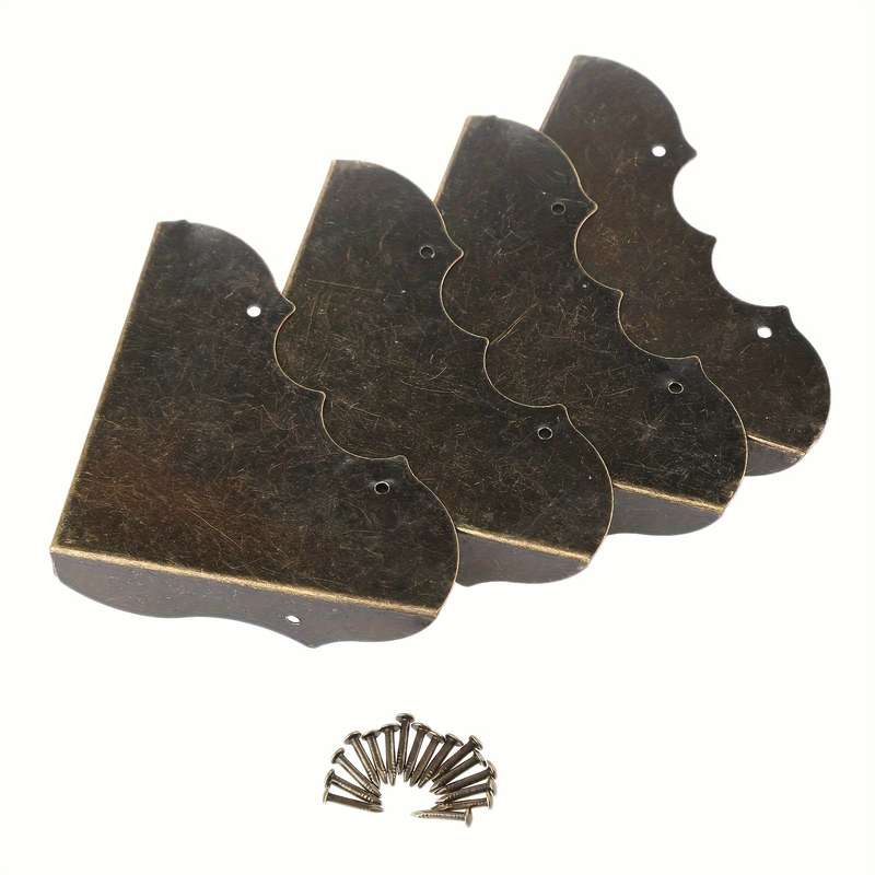 Antique Brass Finish Wooden Corner Protectors