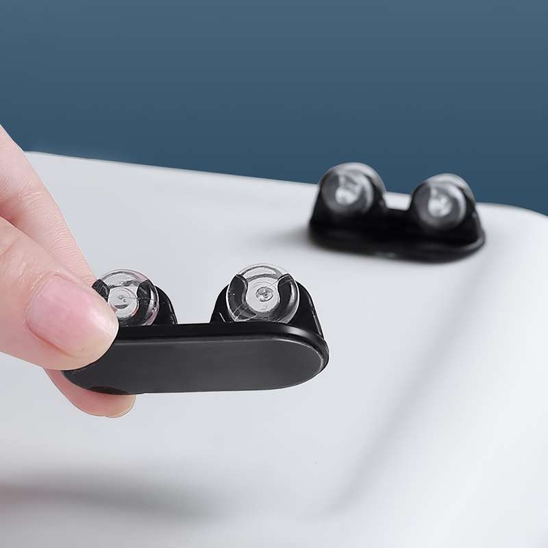 Black Adhesive Caster Wheels