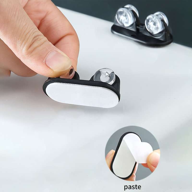 Black Adhesive Caster Wheels
