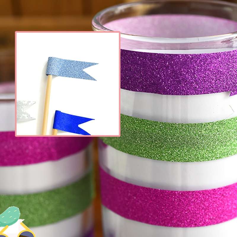 Sparkling Self-Adhesive Paper Tape