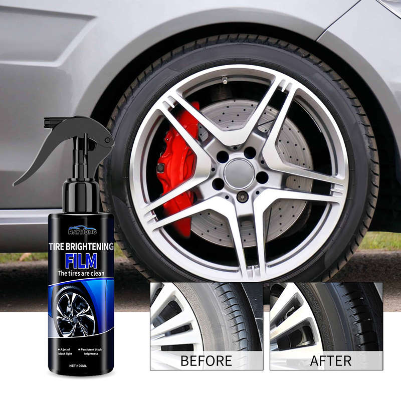 Car Tire Spray Painting