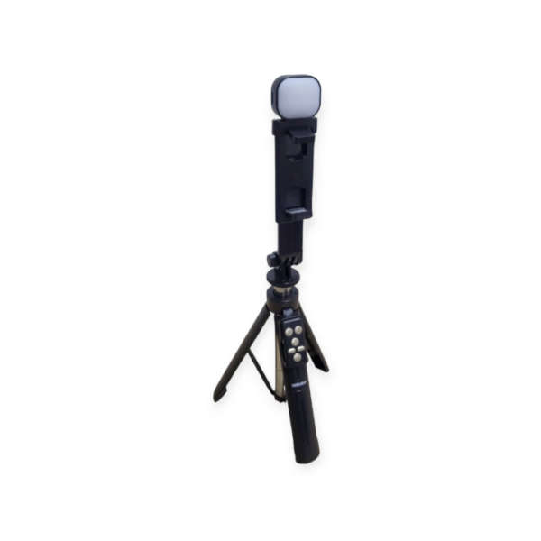 Selfie Stick With Led Light And Rechargeable Remote Control