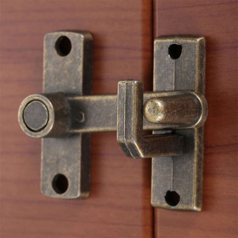 Vintage Antique Bronze Sliding Window Door Lock Handle